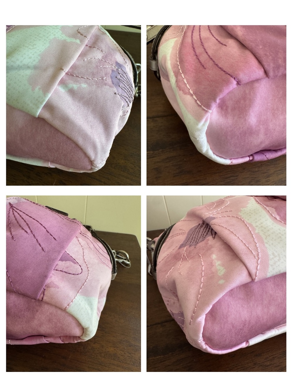 Coach Y2K Madison Watercolor Floral Sophia Satchel Bag 17002 Pink - RARE - NWT - Picture 14 of 16
